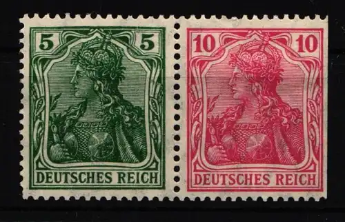 Deutsches Reich Zd W7 mit Falz #JD848