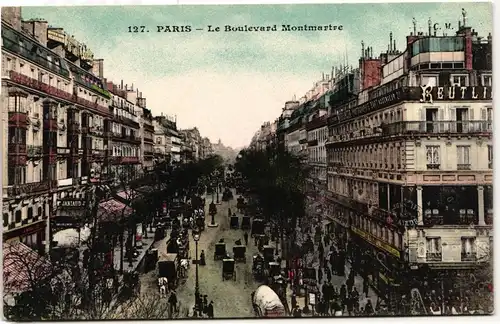 AK Paris Le Boulevard Montmartre #PM888