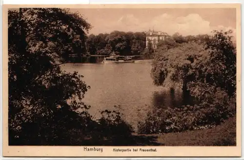 AK Hamburg Alsterpartie bei Frauental #PM976