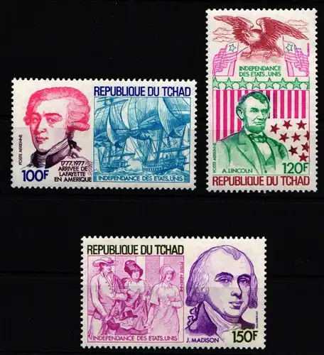 Tschad 640-644 postfrisch #JB945