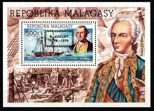 Madagaskar Block 7 postfrisch #JB953