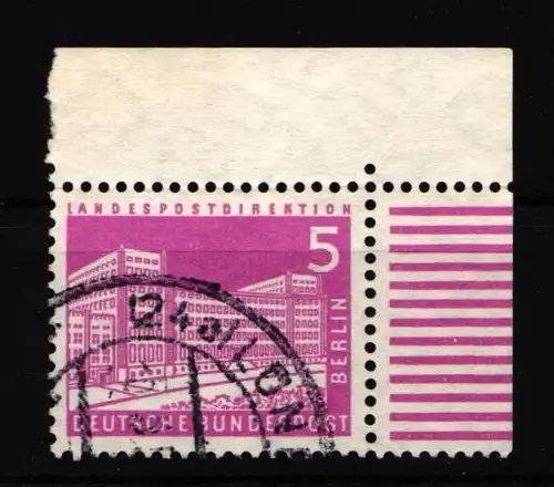 Berlin 141 gestempelt Eckrand #JC217