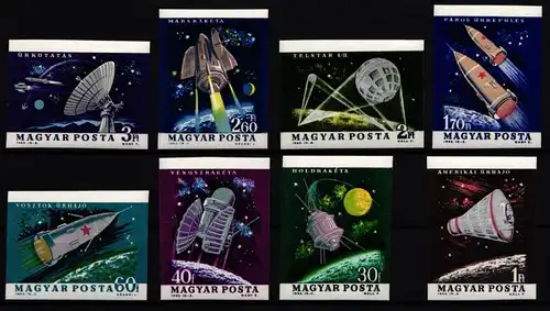 Ungarn 1991-1998 B postfrisch Raumfahrt #JA422