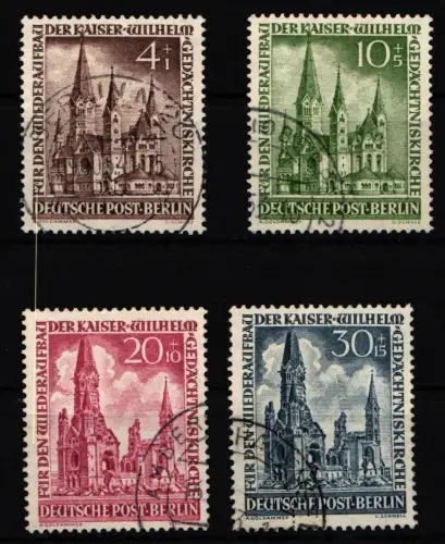 Berlin 106-109 gestempelt geprüft Schlegel BPP #JC237