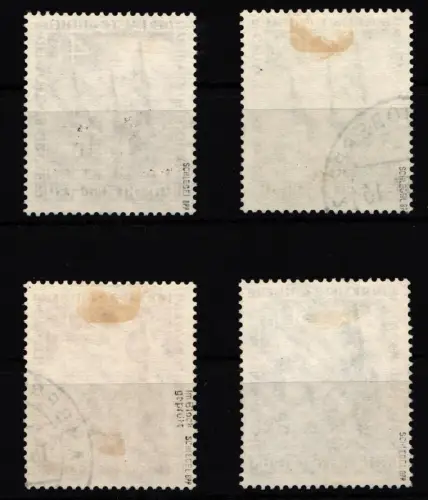 Berlin 106-109 gestempelt geprüft Schlegel BPP #JC237