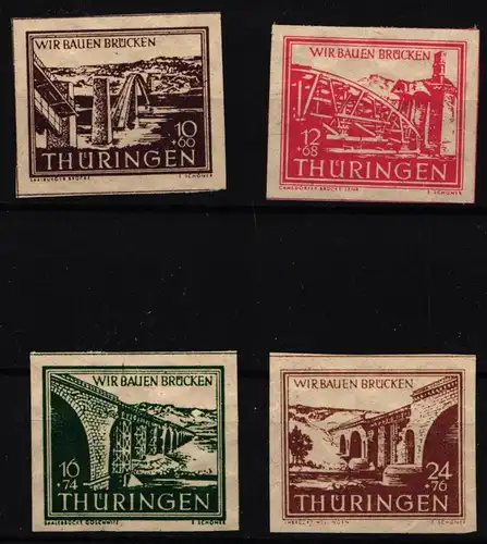 SBZ 112-114 yy postfrisch geprüft Ströh BPP #JC330