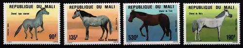 Mali 1034-1037 postfrisch Pferde #JA331