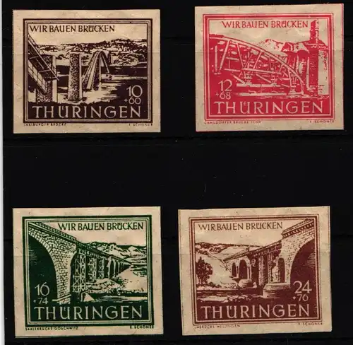 SBZ 112-114 yy postfrisch geprüft Ströh BPP #JC329