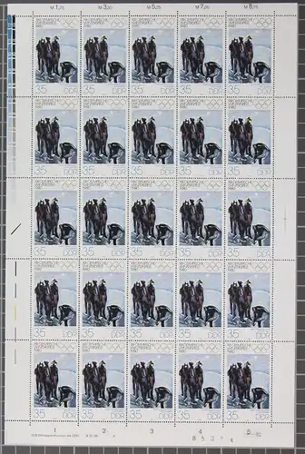 DDR 2481 postfrisch Bogen ungefaltet #JE188