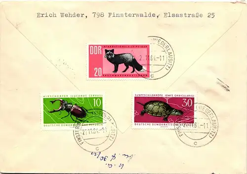 DDR W Zd 144 ff auf Brief #JF136