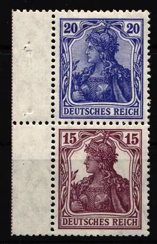 Deutsches Reich Zd S10 mit Falz mit Seitenrand #JD842