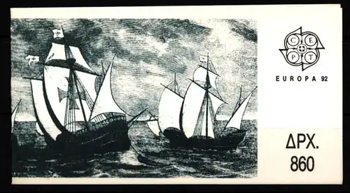 Griechenland MH 15 postfrisch Cept 1992 #JB473