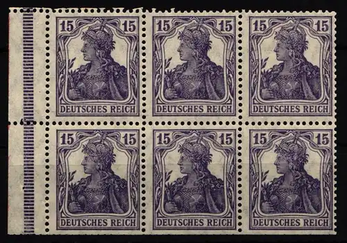 Deutsches Reich H-Blatt 15 mit Falz #JD814