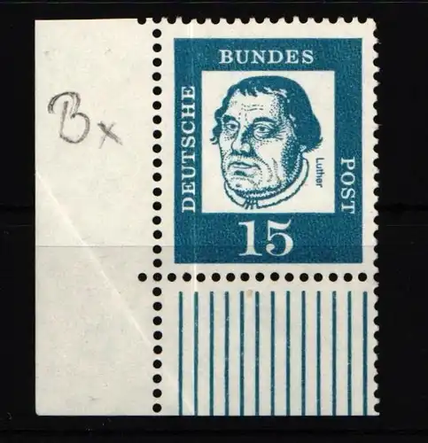 BRD 351 postfrisch Ecke unten links #JC070