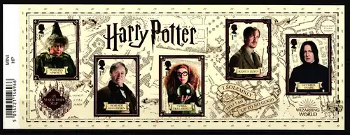 Großbritannien Block 117 postfrisch Harry Potter Selbstklebend #JD802