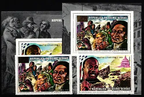 Guinea Bissau 418-419 postfrisch als Einzelblöcks #JB941