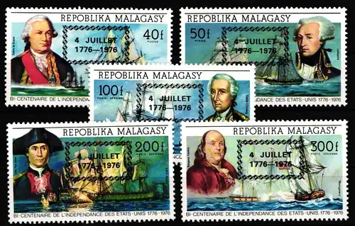 Madagaskar 742-746 postfrisch #JB954