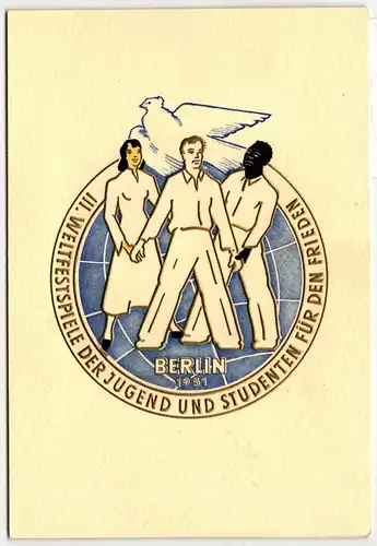 DDR 289-292 auf Faltkarte #JF133