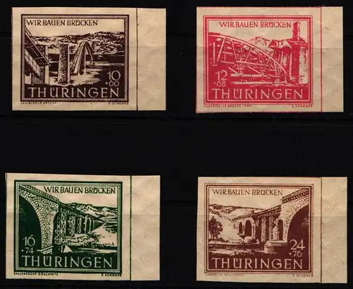 SBZ 112-114 yy postfrisch geprüft Ströh BPP #JC331