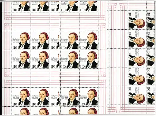 BRD Bund 2029 postfrisch Kleinbogen, 3 verschiedene Verschnitte #JD076