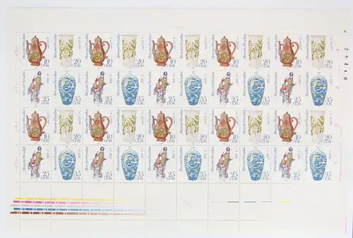 DDR 2667-2670 postfrisch Bogen ungefaltet #JE482