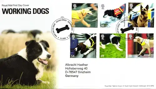 Großbritannien 2606-2611 gestempelt als FDC #JC956