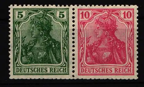 Deutsches Reich Zd W7 mit Falz #JD843