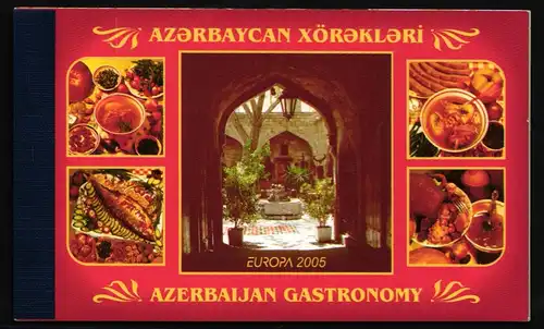 Aserbaidschan Markenheftchen mit 610-611 postfrisch Cept 2005 #JB497