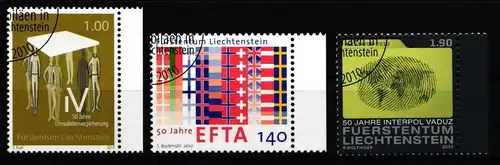 Liechtenstein 1560-1562 gestempelt mit Ersttagssonderstempel #JI028