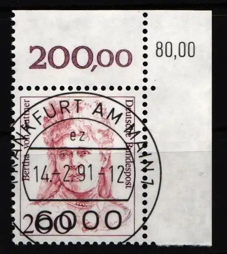 BRD Bund 1498 KBWZ gestempelt #JD760