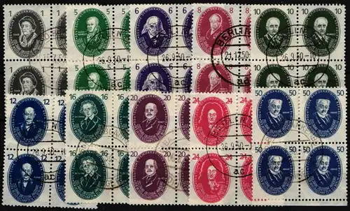 DDR 261-270 gestempelt 4er Block #JE046