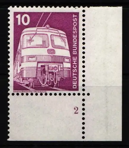 BRD Bund 847 FN postfrisch Formnummer 2 #JF432