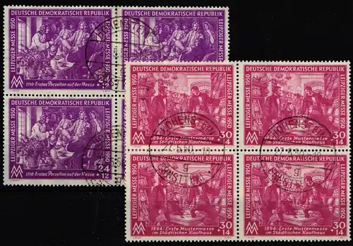 DDR 248-249 gestempelt 4er Block #JE004