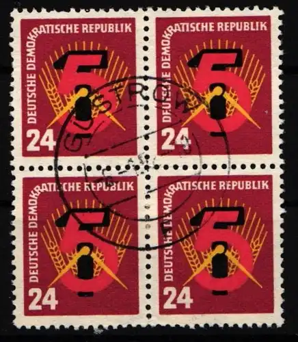 DDR 293 gestempelt 4er Block #JE011