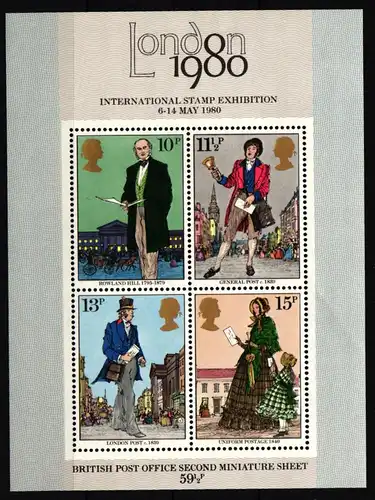Großbritannien Block 2 postfrisch #JJ014