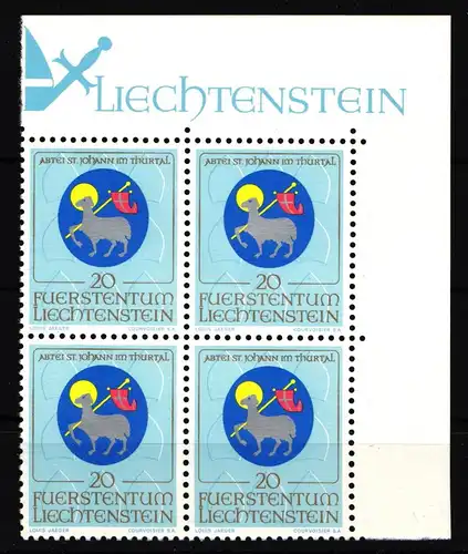Liechtenstein 533 postfrisch als 4er Einheit #JJ086