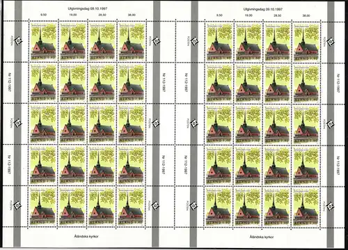 Aland 133 postfrisch als 40er Bogen #JB538