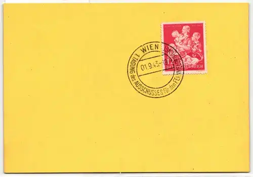 Deutsches Reich 859 als Ersttagsbrief Wien 01.9.43 #JF144