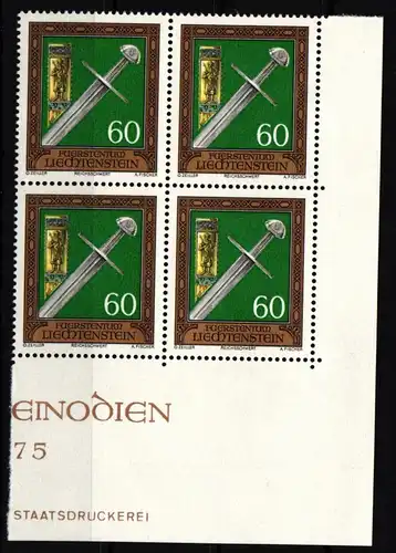 Liechtenstein 626 postfrisch als 4er Einheit #JJ117