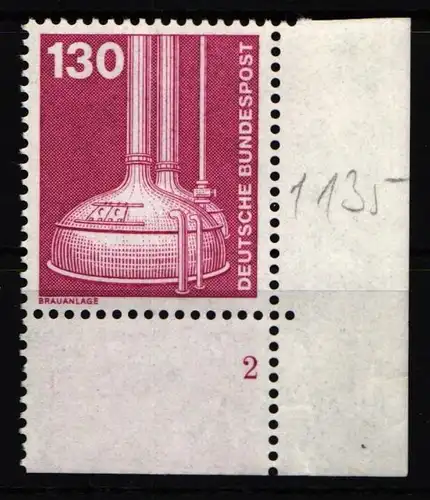 BRD Bund 1135 FN postfrisch Formnummer 2 #JF359