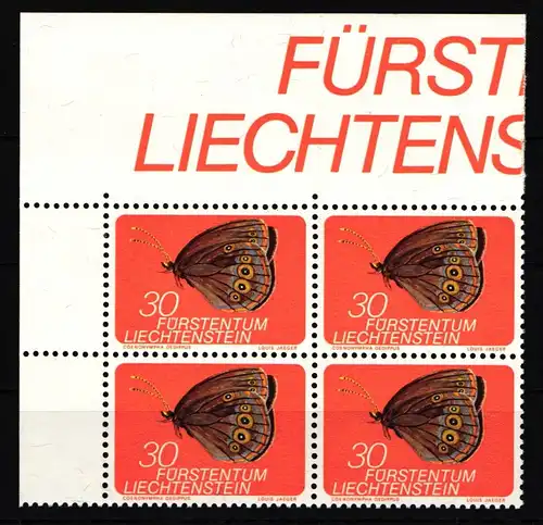 Liechtenstein 591 postfrisch als 4er Einheit #JJ127