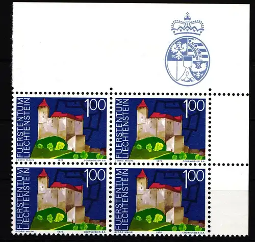 Liechtenstein 633 postfrisch als 4er Einheit #JJ187