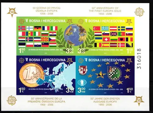Bosnien und Herzegowina Block 27 B postfrisch #JJ004