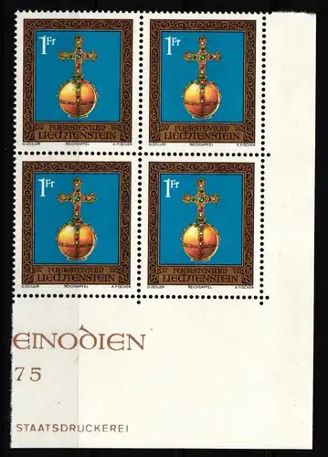Liechtenstein 627 postfrisch als 4er Einheit #JJ118