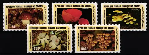 Komoren 762-766 postfrisch Pilze #JA631