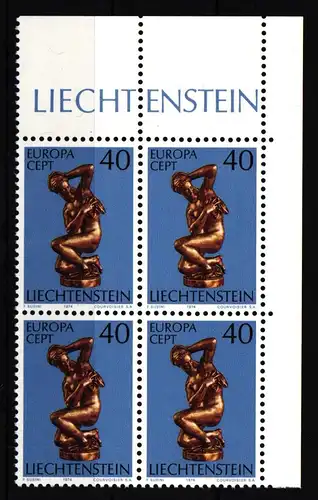 Liechtenstein 601 postfrisch als 4er Einheit #JJ208