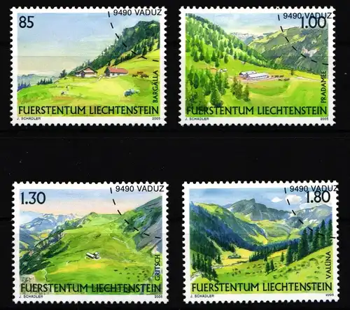 Liechtenstein 1383-1386 gestempelt Ersttagssonderstempel #JI073