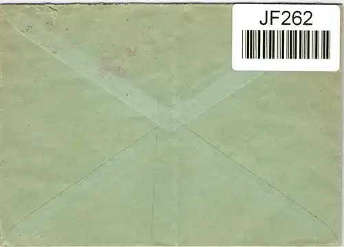 BRD Bund 166 auf Brief als Einzelfrankatur portogerecht #JF262