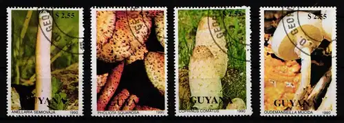 Guyana 3287-3290 postfrisch Pilze #JA791