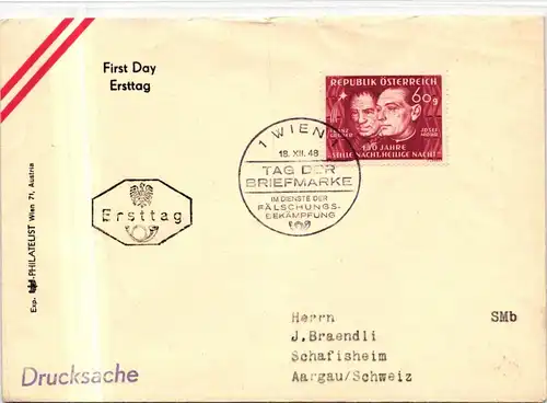 Österreich 928 als Ersttagsbrief #JG008